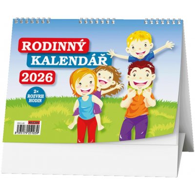 Stolní Baloušek Rodinný 2026 – Zboží Dáma