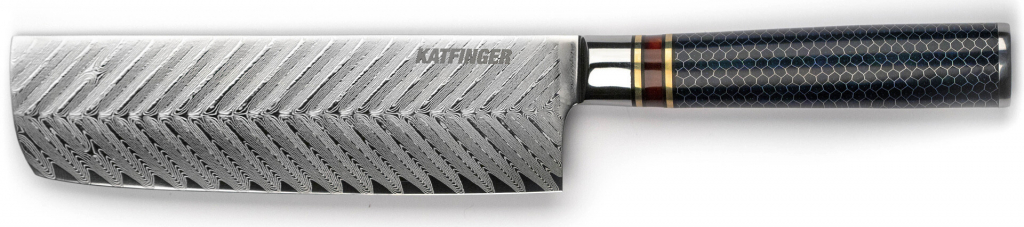 KATFINGER Damaškový nůž Nakiri 7 17 cm