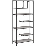 Knihovna Šedá Sonoma 81x36x176 cm Materiál na bázi dřeva – Sleviste.cz