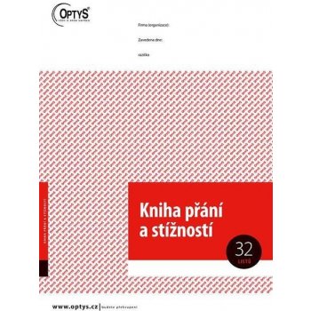 Optys 1256 Kniha přání a stížností A4 nepropisující 32 listů