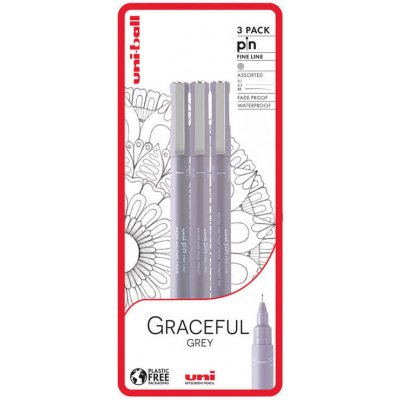 Uni Pin Sada linerů - Graceful Grey 3 ks - OFFICE LINE – Hledejceny.cz