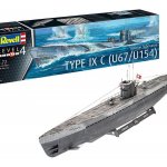 Revell Model Kit German Submarine Type IXC U67/U154 Plastic 05166 1:72 – Zbozi.Blesk.cz