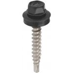 KLIMAS Farmářské šrouby FRS pozinkované lakované 4,8 x 35 mm RAL 7016 20 ks – Zboží Mobilmania