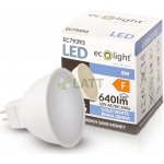 Ecolight LED žárovka MR16 12V 8W studená bílá – Zboží Živě