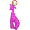 Hračka pro nejmenší Gadeo hračka Žirafa růžová bez rolničky