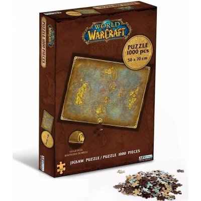 ABYstyle World of Warcraft Mapa Azerothu 1000 dílků – Sleviste.cz
