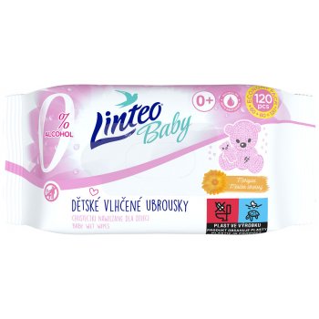 Linteo Baby Soft and Cream vlhčené ubrousky 120 ks od 45 Kč - Heureka.cz