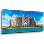 Obraz s hodinami 1D - 120 x 50 cm - Atlantis, The Palm Hotel in Dubai Atlantis, The Palm Hotel v Dubaji – Zbozi.Blesk.cz
