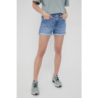 Pepe Jeans džínové šortky Mable Short dámské hladké medium waist