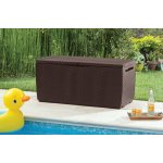 Keter CAPRI 305 l 123 x 53,5 x 57 cm hnědá – Zboží Dáma