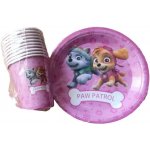 Procos Papírové talířky Tlapková patrola Skye & Everest 20 cm – Zboží Dáma