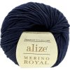 Příze Alize Merino Royal 58 tmavě modrá