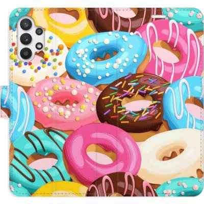 Pouzdro iSaprio Flip s kapsičkami na karty - Donuts Pattern 02 Samsung Galaxy A32 5G – Hledejceny.cz