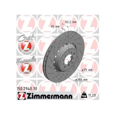 ZIMMERMANN brzdový kotouč 150.2940.70 – Hledejceny.cz