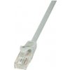 síťový kabel Logilink CP1062U patch CAT 5e UTP, 3m, šedý