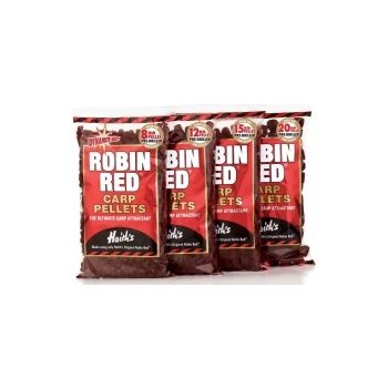 Dynamite Baits pelety Pre-Drilled Robin Red 900 g 15 mm