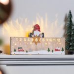 Haushalt international LED Dřevěný adventní kalendář – Hledejceny.cz