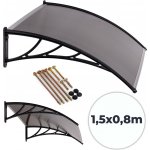 MultiGarden AW-017A stříška nad vchodové dveře 150×80 cm polykarbonát,šedá – Hledejceny.cz