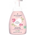 ATTITUDE Baby Leaves Pěnivé mýdlo a šampon 2v1 bez vůně 295 ml – Hledejceny.cz