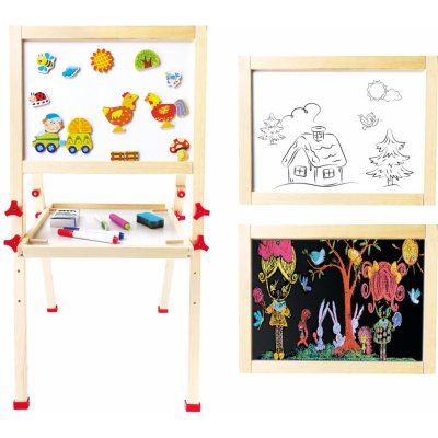 Bino Magnetická tabule oboustranná 39x50x5,5cm – Zboží Mobilmania