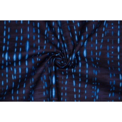 KOKKA japonská šatovka "Batik", 100% bavlna, tmavě modrá – Hledejceny.cz