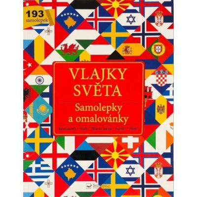 Vlajky světa Samolepky a omalovánky – Zboží Dáma