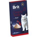 Brit Premium by Nature Cat Creamy Treats with Beef 6 x 15 g – Hledejceny.cz