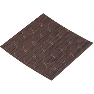 Walteco Krytky samolepící pr. 14mm, wenge, 25 ks – Hledejceny.cz