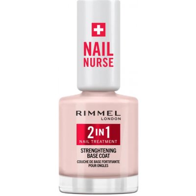Rimmel Nail Nurse 2-in-1 podkladový lak na nehty se zpevňujícím účinkem 12 ml – Sleviste.cz