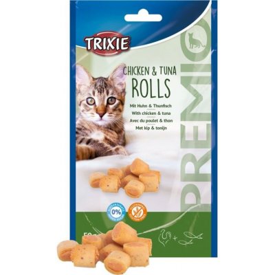 TRIXIE Premio kuřecí mini rolky s tuňákem 50 g – Zboží Mobilmania