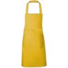 Zástěra Link Kitchen Wear Hobby zástěra X967 Yellow 73x80cm