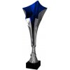 Pohár a trofej Plastová trofej Stříbrno-modrá 39 cm