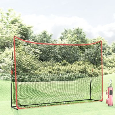 zahrada-XL Golfová tréninková síť černá a červená 305 x 91 x 213 cm – Zboží Mobilmania