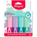 Maped 42046 Zvýrazňovač Fluo Peps Classic Glitter sada 4 ks – Zboží Živě