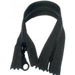 Zip kostkový 5 mm 25 cm Nedělitelný černý – Hledejceny.cz