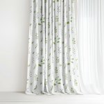 Goldea dekorační závěs luca - eukalyptové lístky 280x150 cm – Hledejceny.cz