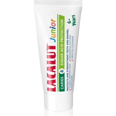Lacalut Junior Sugar Acid Protection pro děti 6+ Years 55 ml – Hledejceny.cz