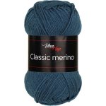 Příze Classic Merino 61276 šedomodrá – Zboží Mobilmania