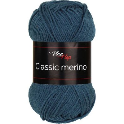 Příze Classic Merino 61276 šedomodrá – Zboží Mobilmania