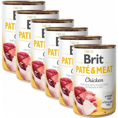 Brit Paté & Meat Dog Chicken 6 x 400 g
