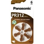 Panasonic baterie do naslouchadel 6ks PR312(41)/6LB – Hledejceny.cz