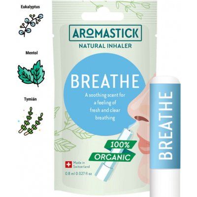 AromaStick Aromatická tyčinka přírodní inhalátor Aromastick Nádech – Zboží Dáma