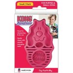ZoomGroom Hrebeň Kong gumový ružový L 11,5 x 7 x 2,5 cm – Hledejceny.cz