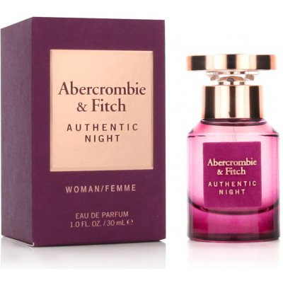 Abercrombie & Fitch Authentic Night parfémovaná voda dámská 30 ml – Hledejceny.cz