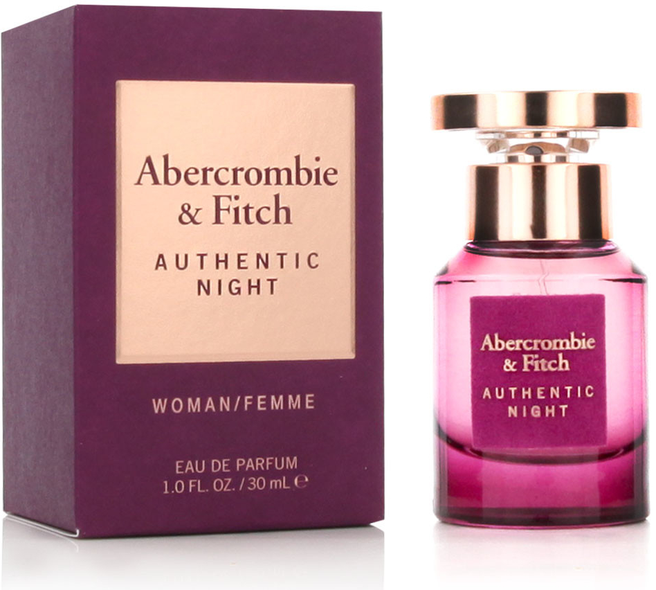 Abercrombie & Fitch Authentic Night parfémovaná voda dámská 30 ml