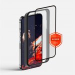 FIXED prémiové ochranné tvrzené sklo Armor s aplikátorem pro Apple iPhone 12/12 Pro, černé 98675 – Zboží Živě