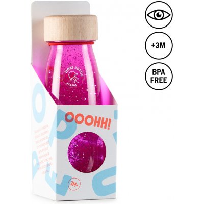 Petit Boum senzorická plovoucí lahev růžová 250 ml – Sleviste.cz