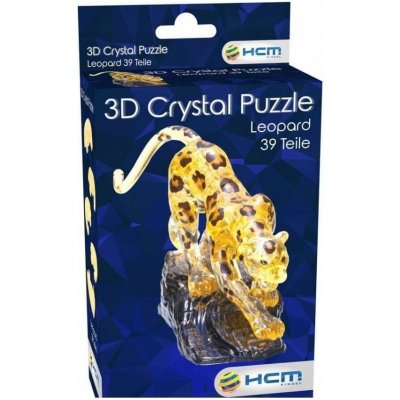 HCM KINZEL 3D Crystal puzzle Levhart skvrnitý 39 ks – Zbozi.Blesk.cz