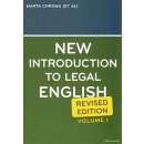 Chromá Marta New introduction to legal english - revised edition volume 1