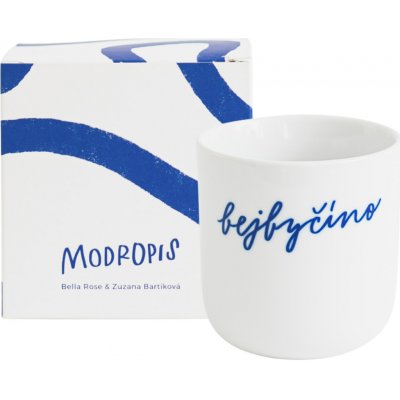 Bella Rose Porcelánový hrnek Bejbyčíno bílá barva porcelán 270 ml – Zboží Dáma